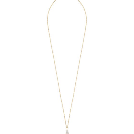 Nuit drop pendant neck 42 gold/clear