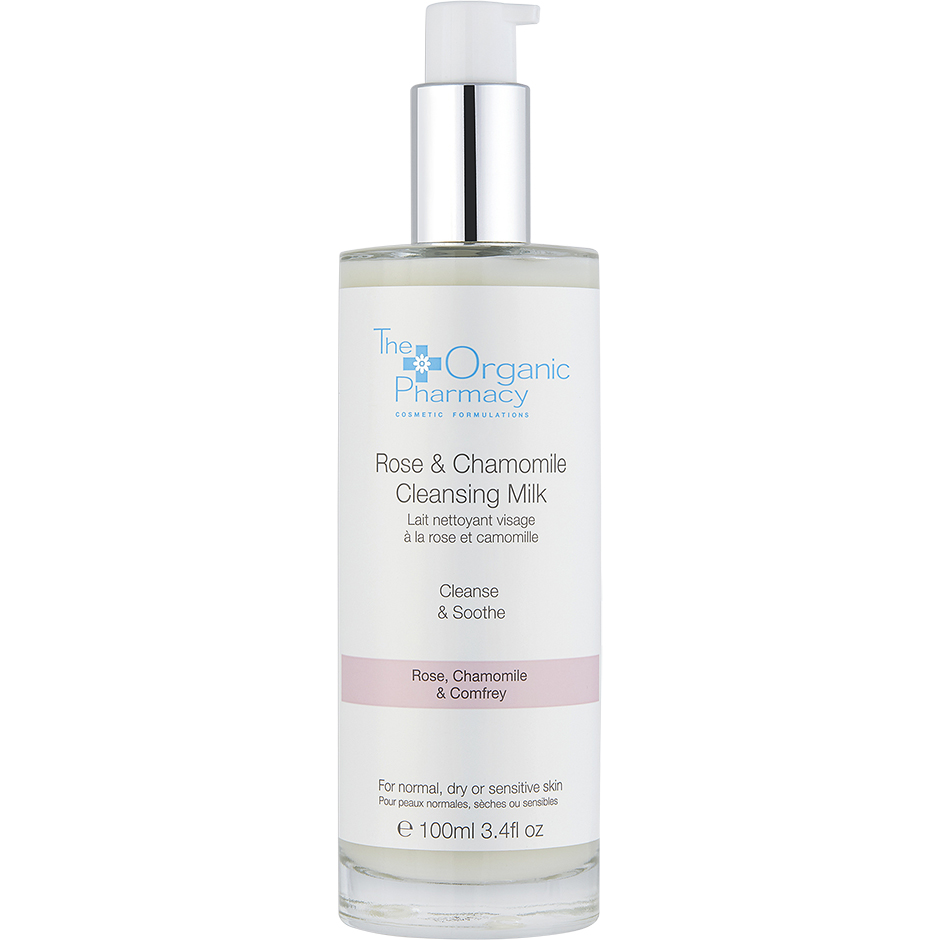 Rose & Chamomile Cleansing Milk, 100 ml The Organic Pharmacy Ansiktsrengöring