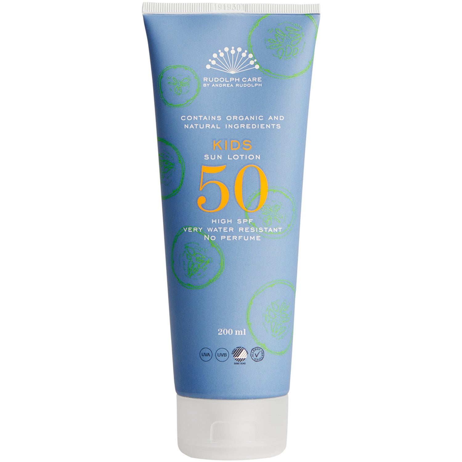 Rudolph Care Sun Lotion Kids SPF 50 Svanemerket og økologisk solkrem til barn, 200ml - 200 ml