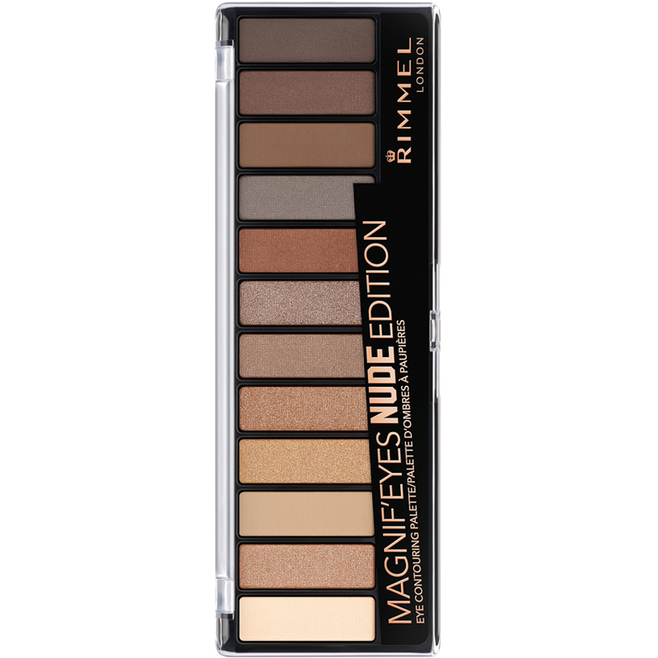 Magnifeyes Eyeshadow Palette, 001 Nude Edition 14 g Rimmel London Ögonskugga