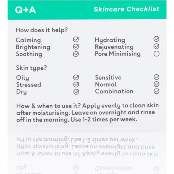 Cica Calming Overnight Face Mask