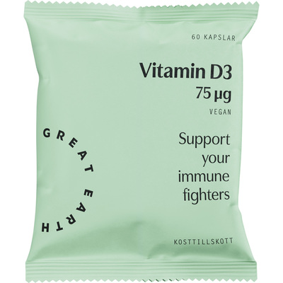 Great Earth Vitamin D3 75 µg