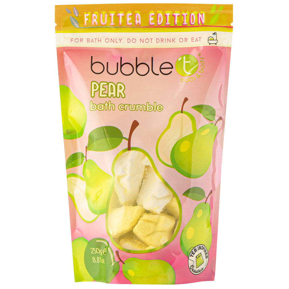 Fruitea Pear Bath Crumble, 250 g BubbleT Badskum & Badsalt