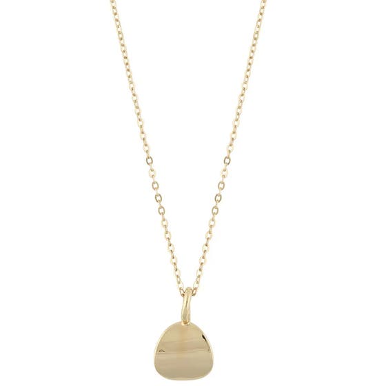 Nicki pendant neck 42 plain gold