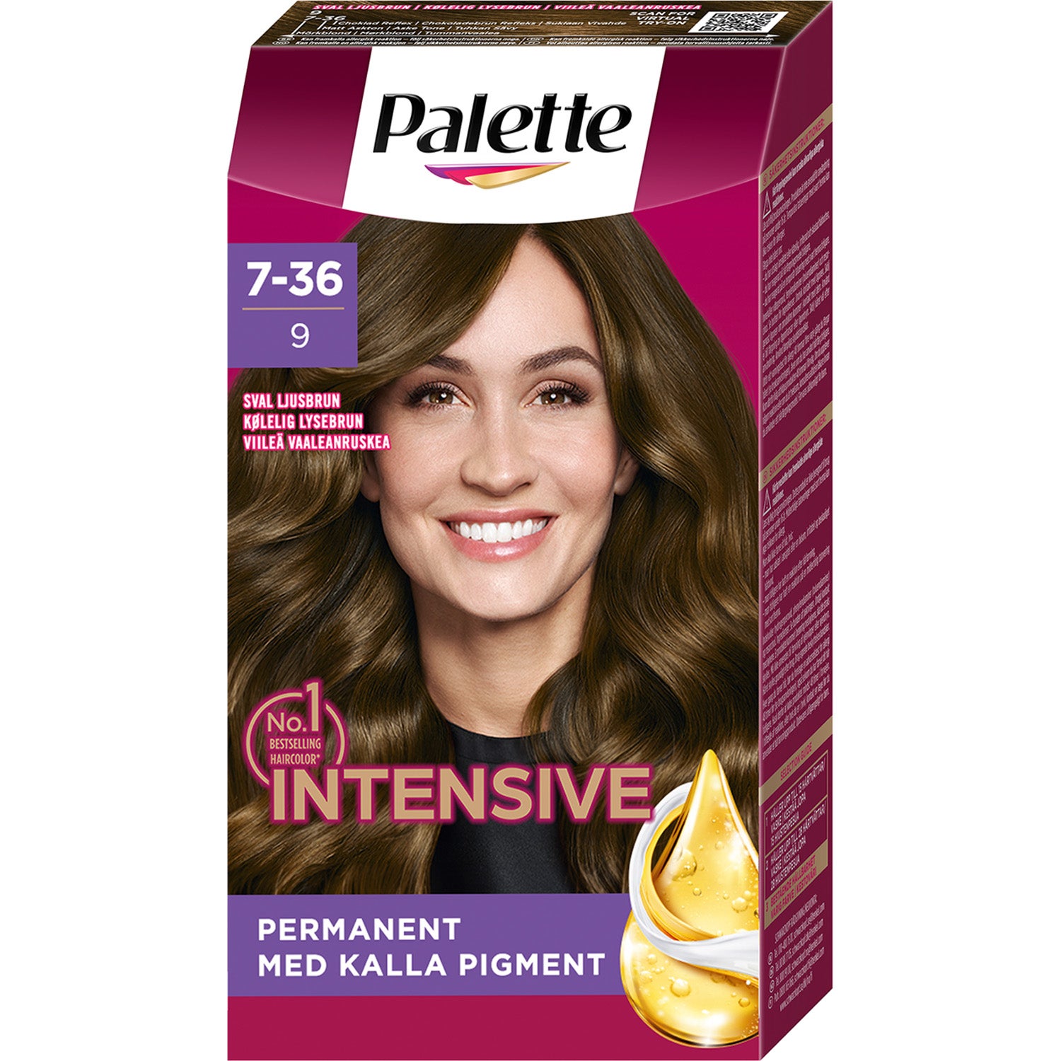 MOOD Hair Colour 4 in 1 No. 9 Medium Brown - pcs 1
