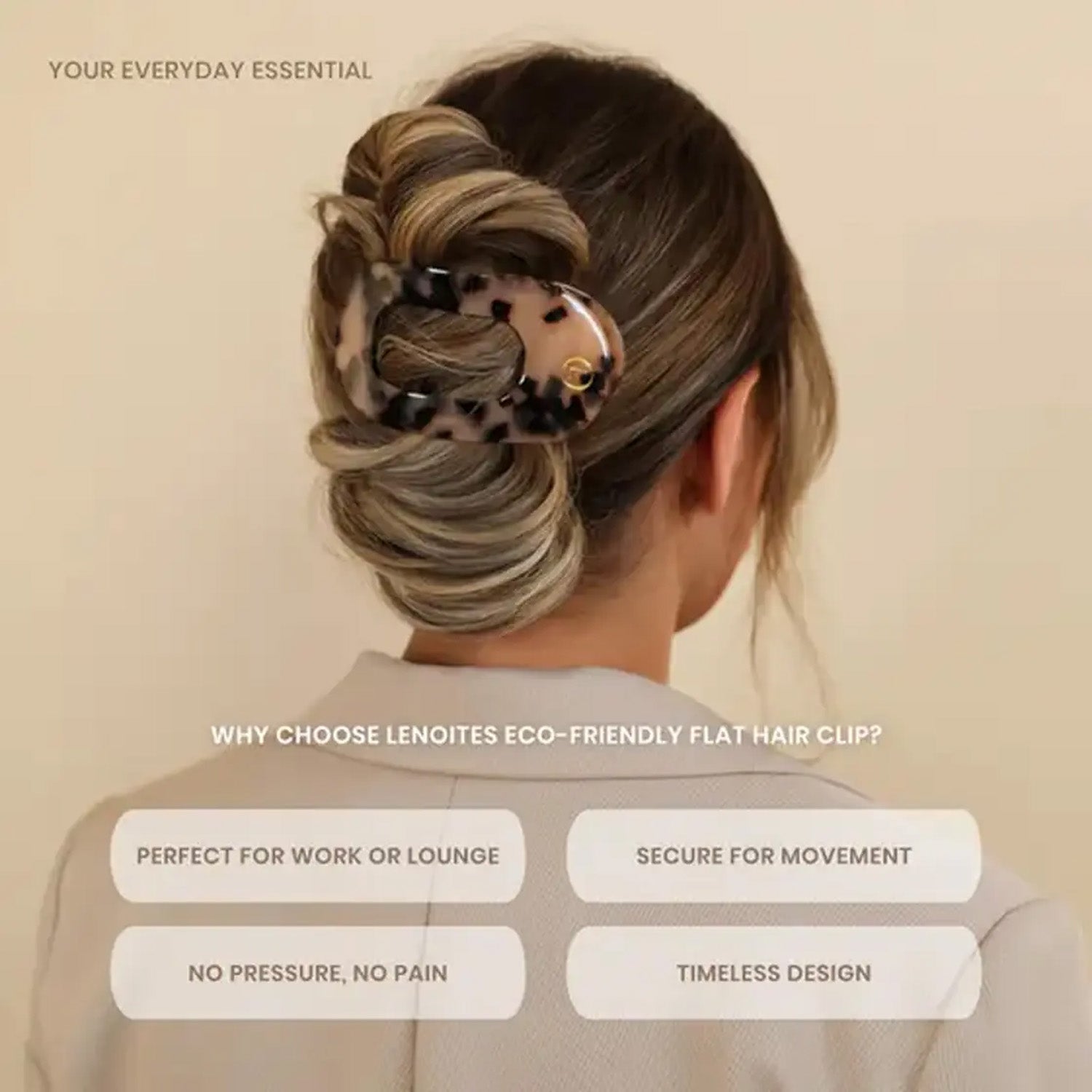 Eco-Friendly Flat Hair Clip