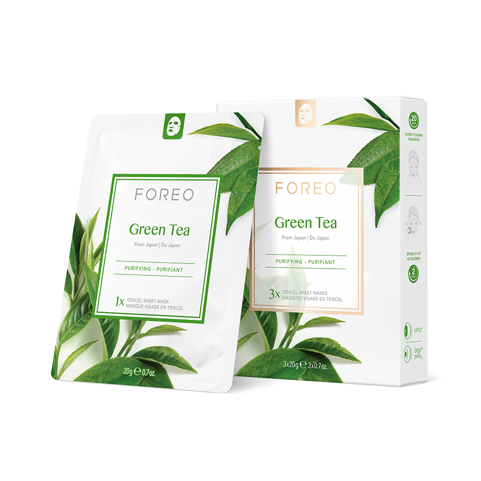 Farm To Face Green Tea x 3 20 g Foreo Sheet Masks