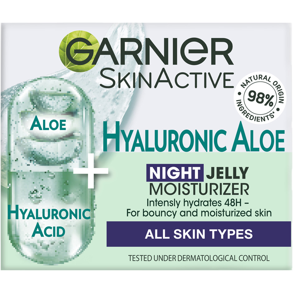 Garnier SkinActive Hyaluronic Aloe Jelly Night 50 ml Garnier Nattkräm