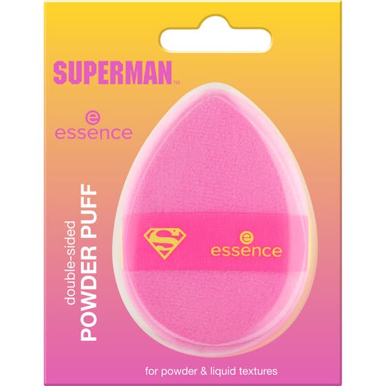 Superman double-sided powder puff
