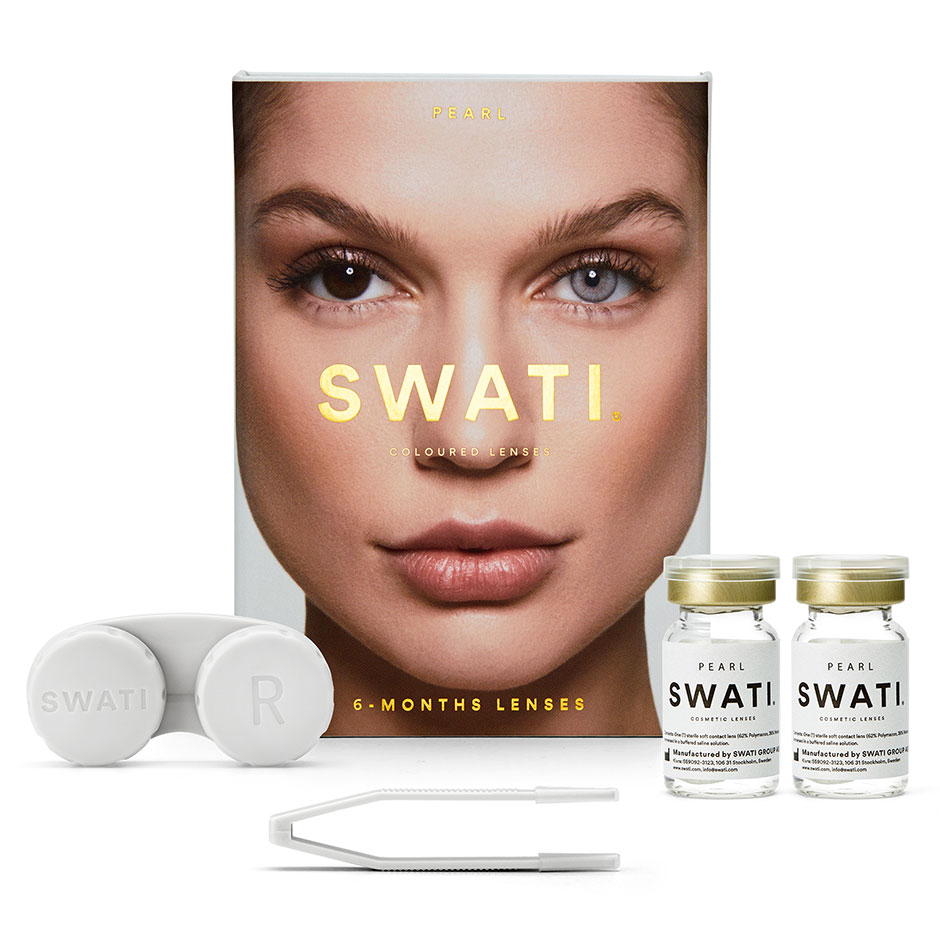 Pearl, 2 st SWATI Cosmetics Färgade linser