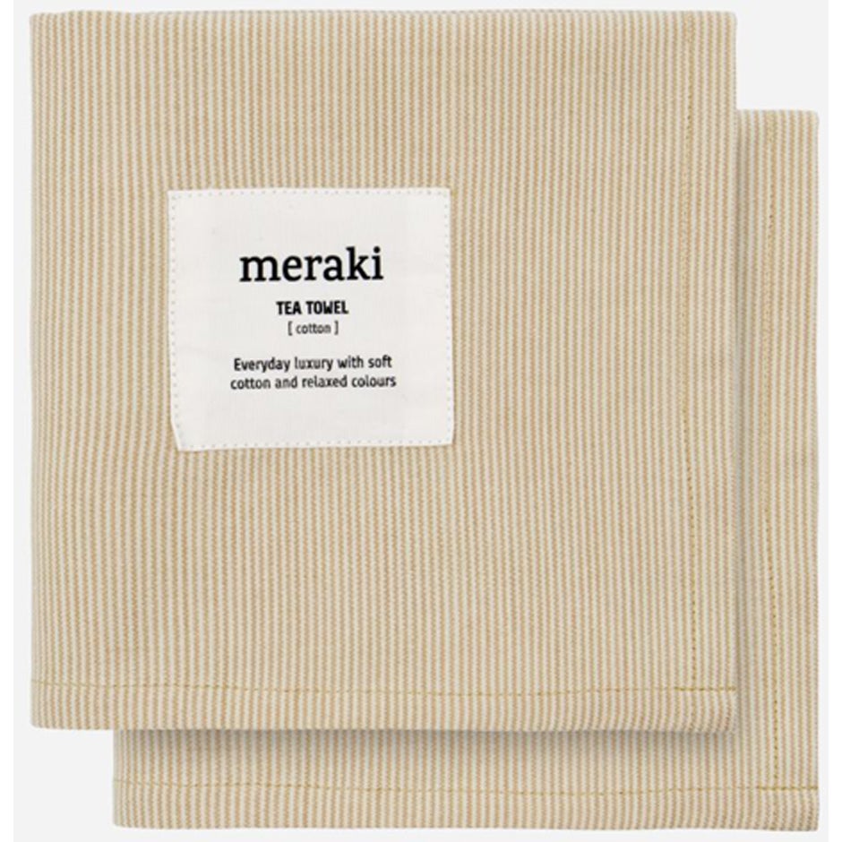 Meraki Kökshandduk Off white/safari