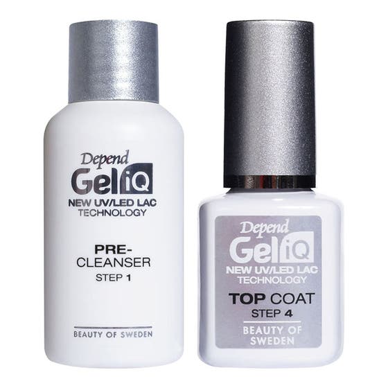 Gel IQ Pre-Cleanser & Top Coat Set