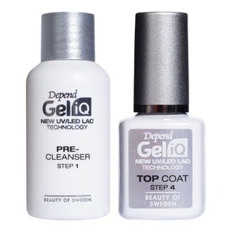 Gel IQ Pre-Cleanser & Top Coat Set