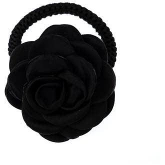 Satin Rose Hair Tie