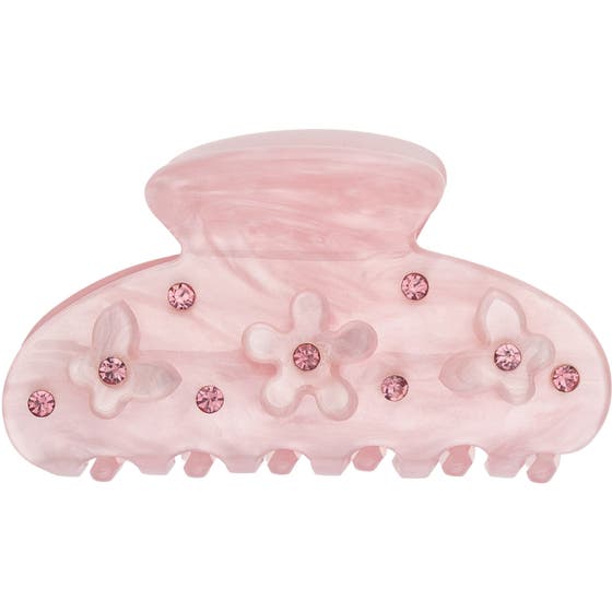 Flower & Butterfly Hair Claw Small