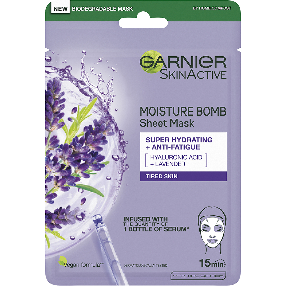 Skin Active Moisture Bomb Tissue Mask, Garnier Ansiktsmask