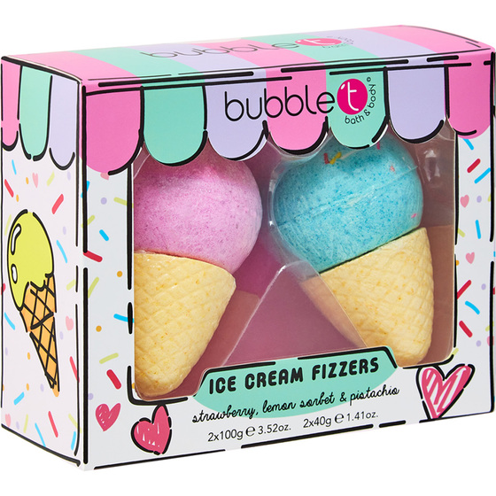 Cartoon Ice Cream Bath Fizzer Set