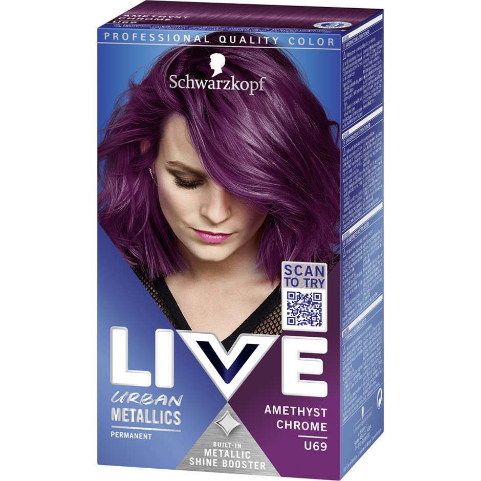 Live Intense Colour Urban Metallics, 142 ml Schwarzkopf Alla hårfärger