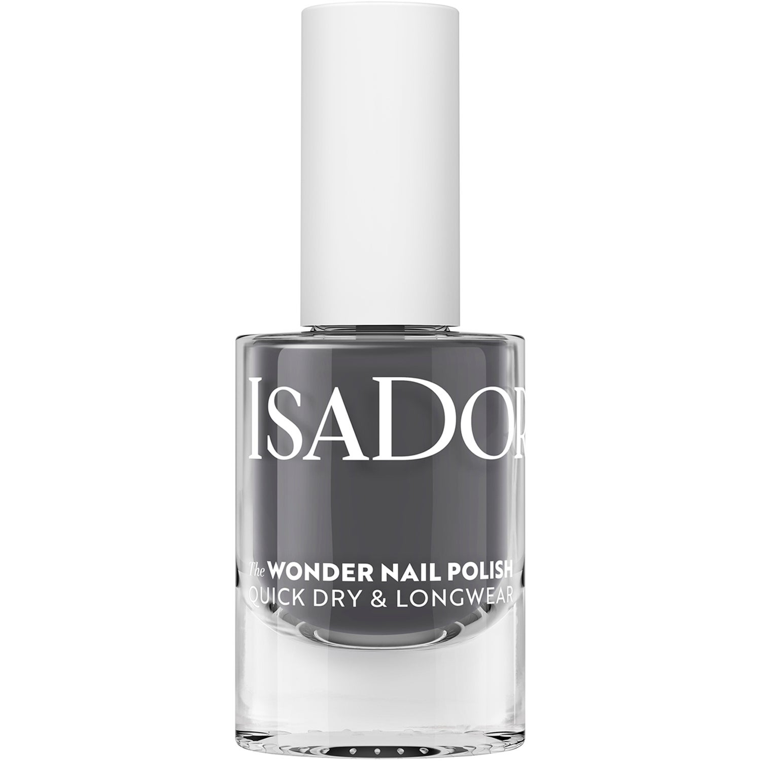 IsaDora The Wonder Nail Polish Quick dry & Longwear  Graphite Grey - 5 ml