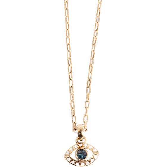 Colorama Necklace Eye Gold Blue