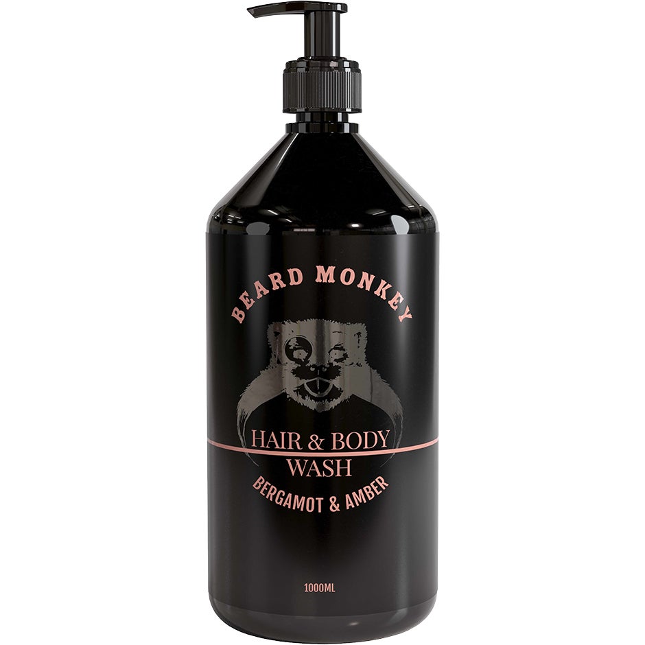 Beard Monkey Hair Body Bergamot Amber 1000 ml