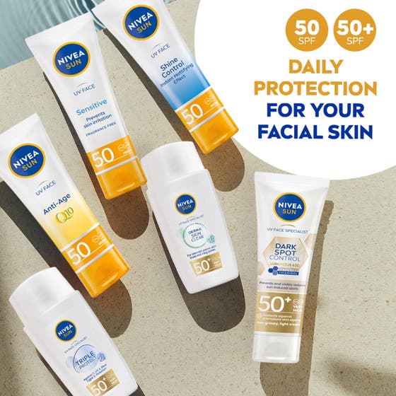 Sun UV Face Shine Control Cream SPF50