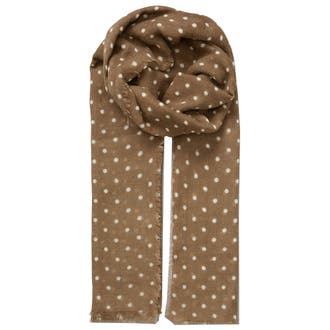 Dot Wica Scarf Dusty Olive