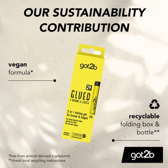 Glued 4 Brows & Edges