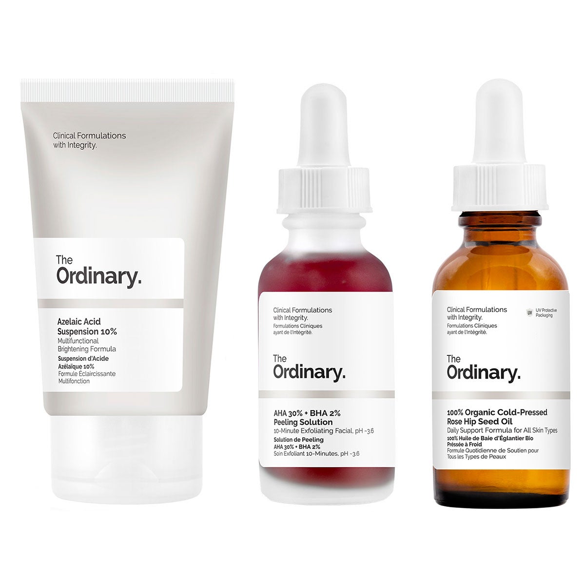 The Ordinary The Ordinary Set Of Actives - Acne Scars 30 ml, 30 ml, 30 ml - 90 ml