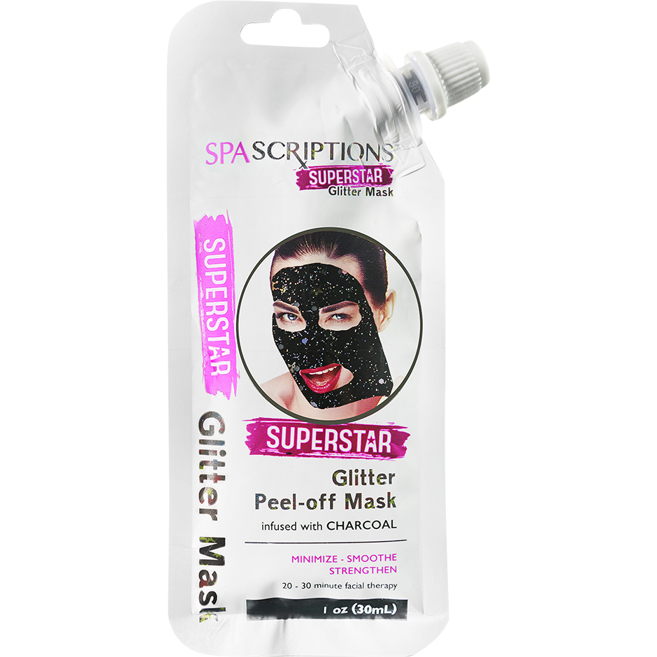 Superstar Glitter Peel-Off Mask, 30 ml Spascriptions Ansiktsmask