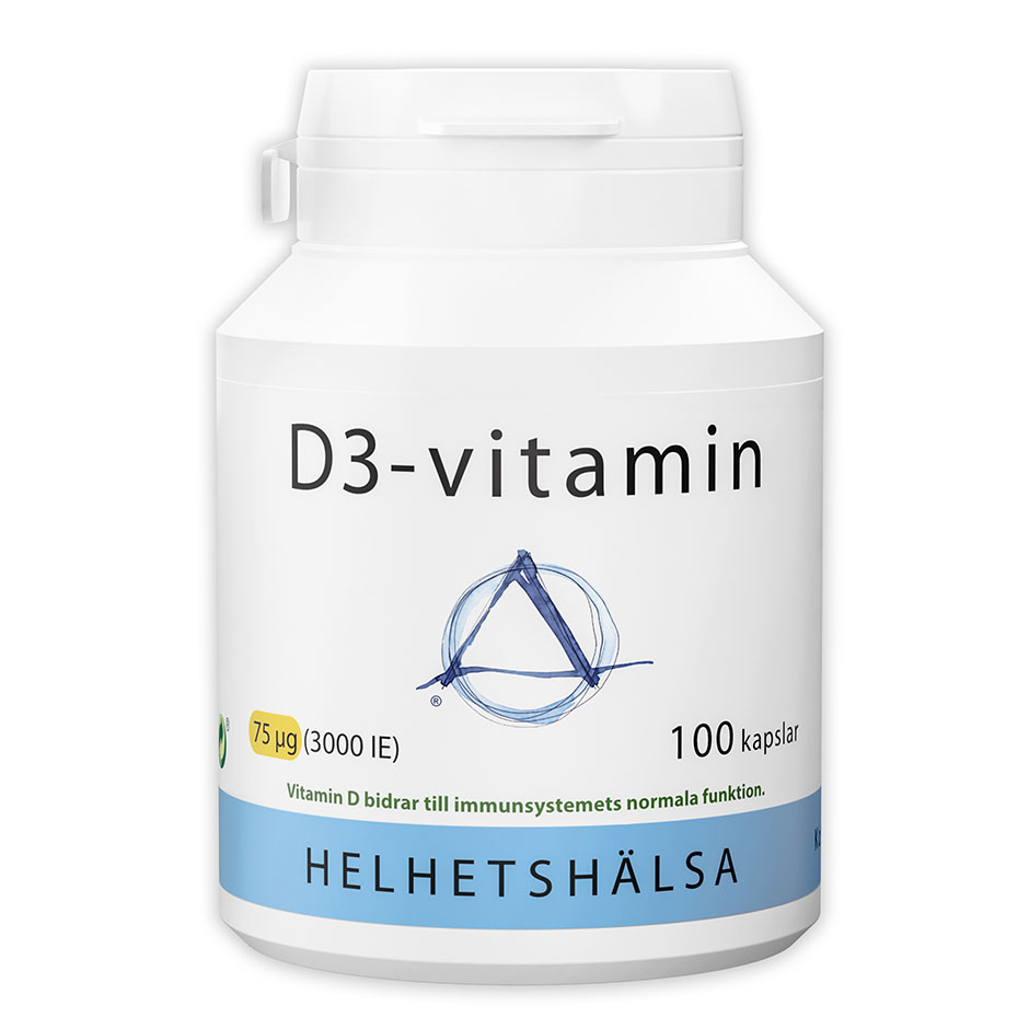 D3-vitamin 75 µg,  Helhetshälsa Kosttillskott