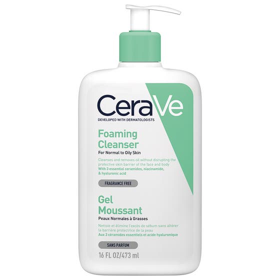 Foaming cleanser