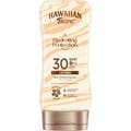 Hawaiian Tropic Hydrating Protection SPF 30 180ml hydrerande sollotion i flaska med marmorerad persikofärgad kräm