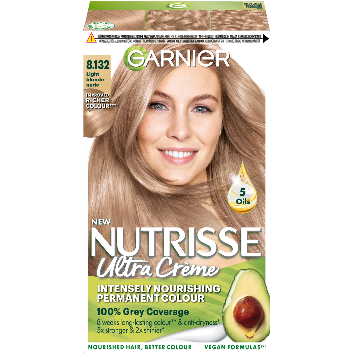 Nutrisse Cream 8.132 Nude Medium Blonde