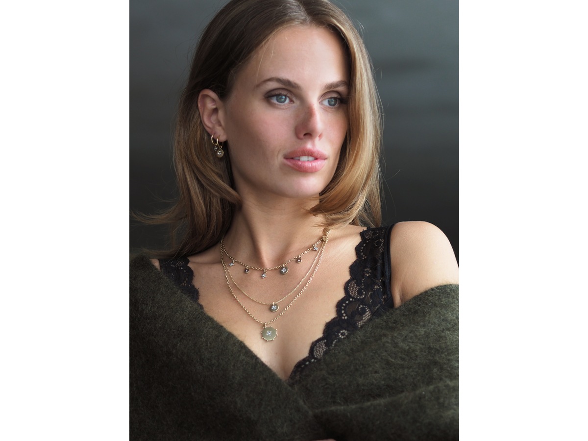 A&C Charming Coin Gold Earring
