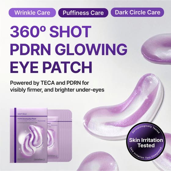 360º Shot PDRN glowing eye patches