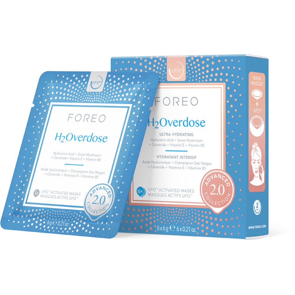 FOREO UFO™-Mask H2Overdose 2.0 Semi-transparent - 6 pcs