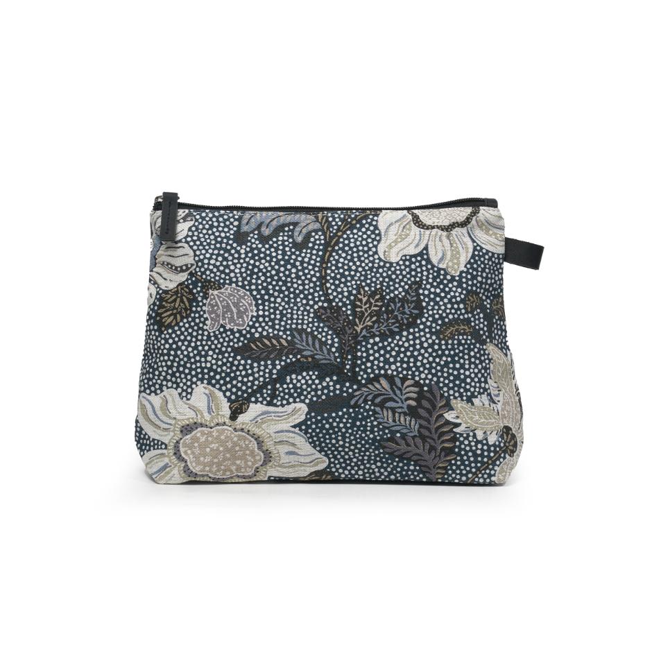 Ceannis Cosmetic Medium Denim Blue Flower Linen 23191 cm pcs 1
