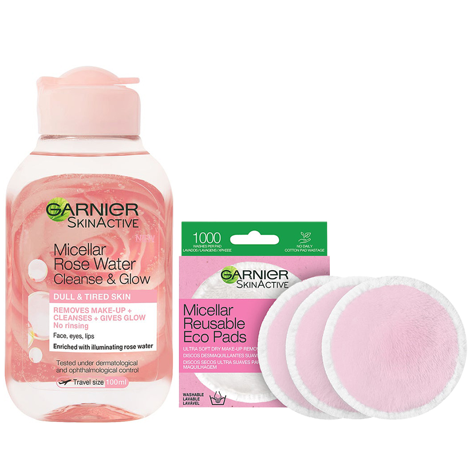 Rose Water & Eco Pads, Garnier Set / Boxar