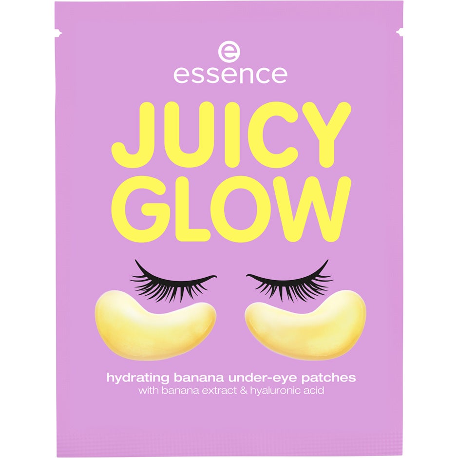 JUICY GLOW Hydrating Banana Under-Eye Patches,  essence Ögon