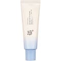 Beauty of Joseon Relief Sun Aqua-fresh Rice + B5 aqua fresh solkräm ansikte med vitamin b5 i vit och ljusblå tub