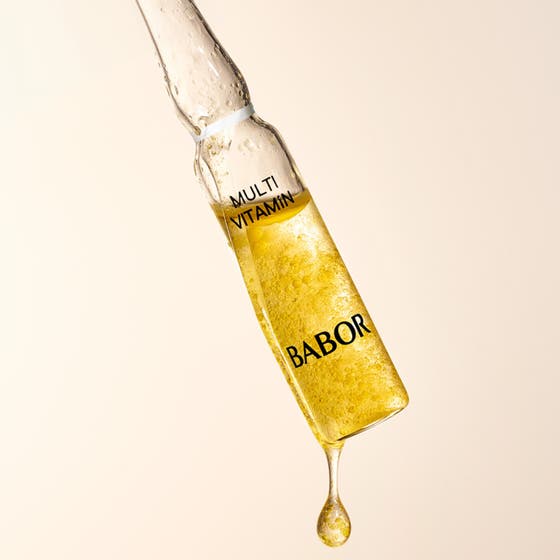 Babor Ampoule Multi Vitamin 14 ml babor ampuller behandling med gult vitaminserum i droppande glasampull