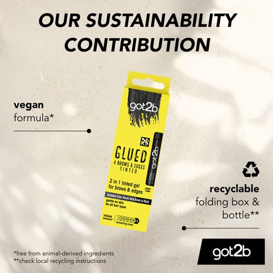 Glued 4 Brows & Edges