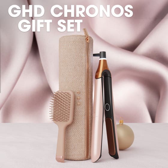 Chronos Hair Straightener - Festive Gift Set in Cashmere Beige