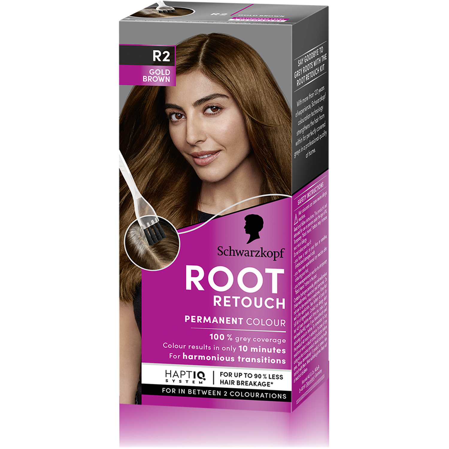 Schwarzkopf Schwarzkopf Root Retouch Permanent Color R2 Gold Brown - 1 pcs