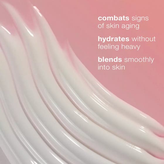 Dermalogica Dynamic Skin Recovery SPF50 100 ml återfuktande dagkräm med vit krämig textur på rosa bakgrund