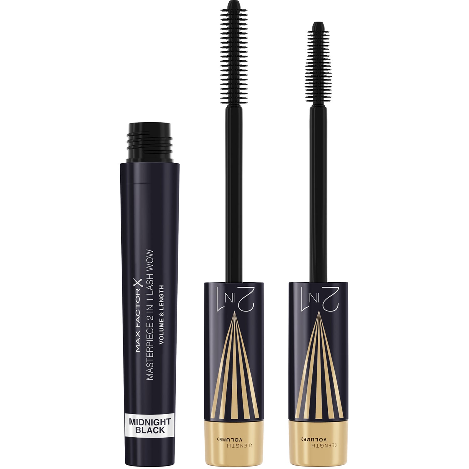 Max Factor Masterpiece 2in1 Lash Wow Midnight Black - 7 ml