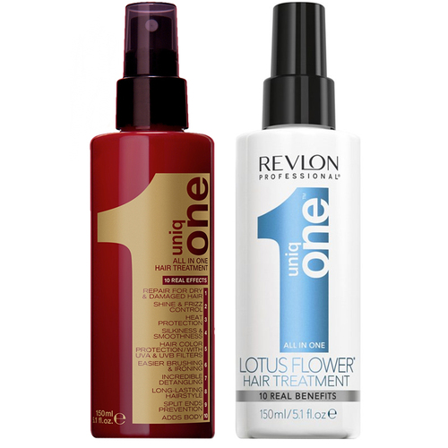 Revlon Professional Uniq One All in One Hair Treatment Original & Lotus Duo