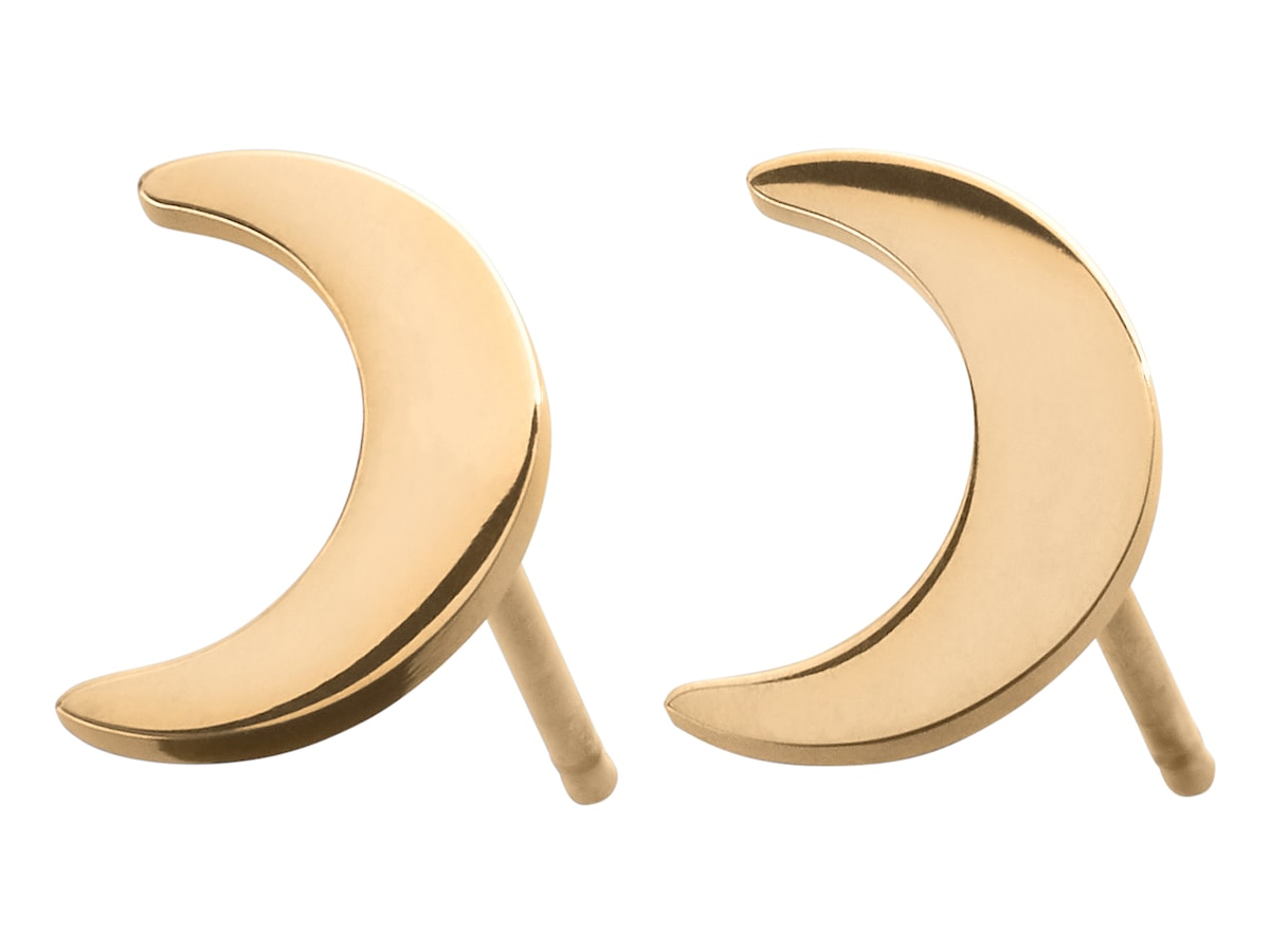 Bright Night Studs Gold Ear