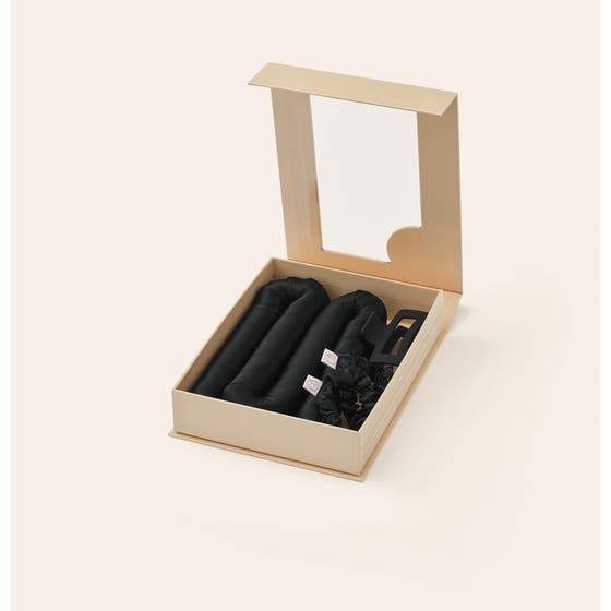 Heatless Curls in Mulberry Silk Medium